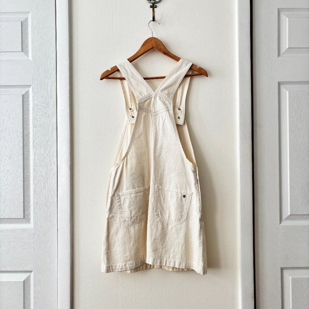Alexa Chung For AG Gillian Overall Denim Mini Dress - Picture 5 of 6